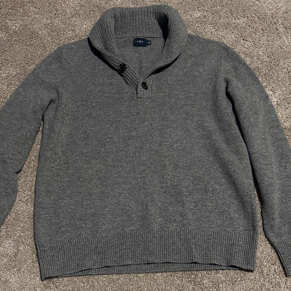 J. Crew Men's Charcoal Turtleneck Sweater